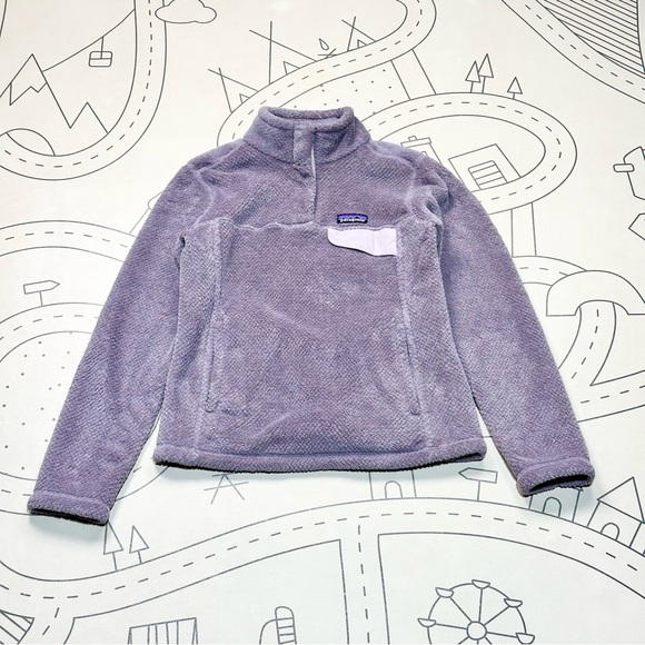 Patagonia Re-Tool Snap-T Pullover in Smokey Violet - Picture 2 of 5